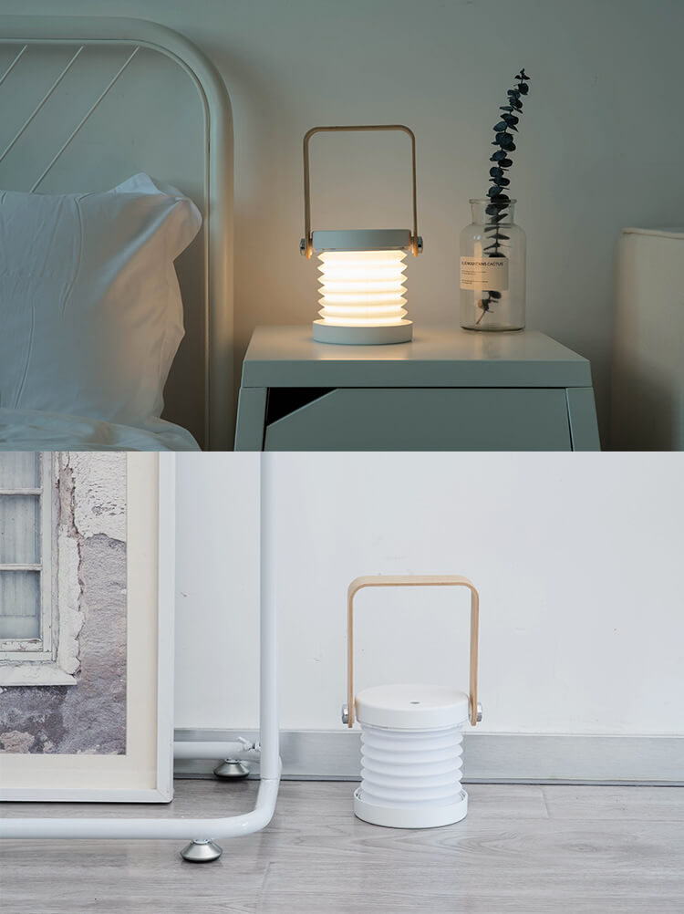 Lantern lamp night light creative foldable portable LED table lamp