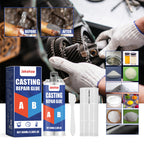High temperature resistant metal casting repair adhesive