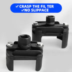 Adjustable oil filter wrench