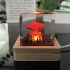 Resin lamp with explosive bombs