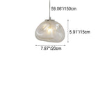 CloudNova Glass Pendant Light | Modern Design | Unique Cloud Look | Ambient Lighting