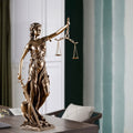 Decorative statue of the Goddess of Justice