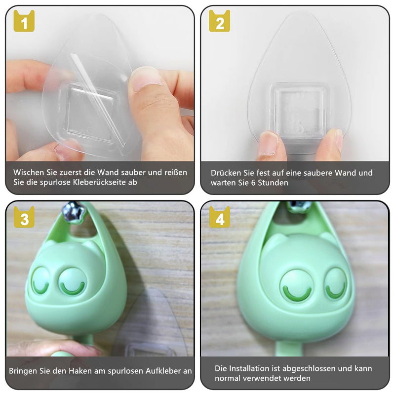 Creative cute winking cat hooks