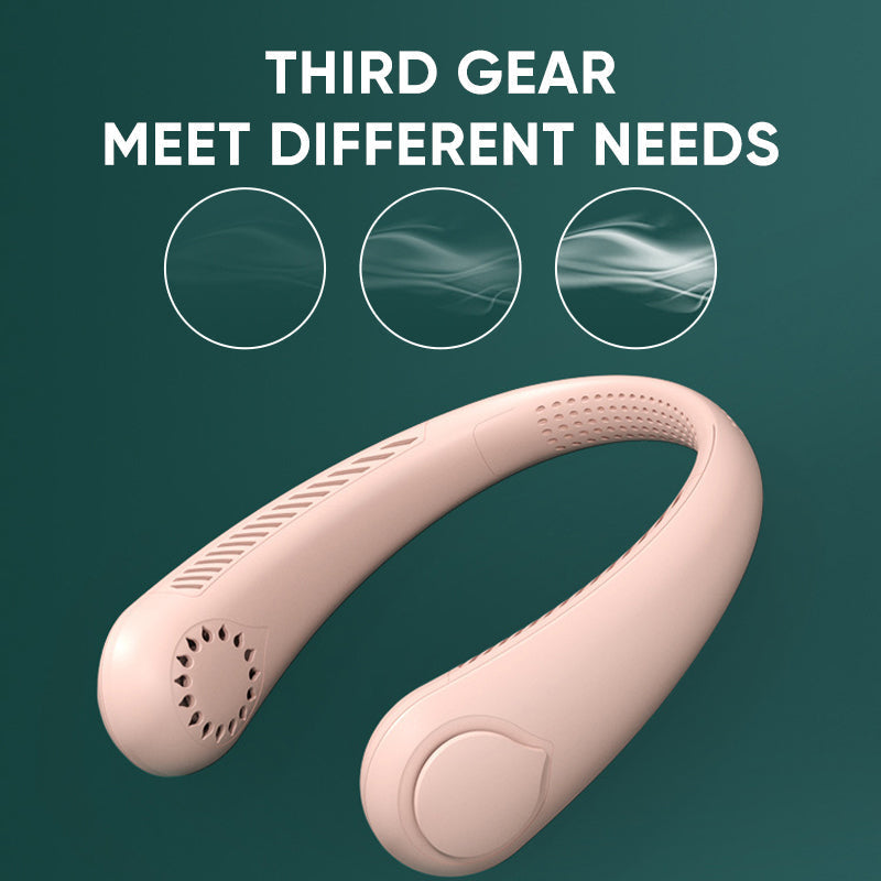 Portable neck fan