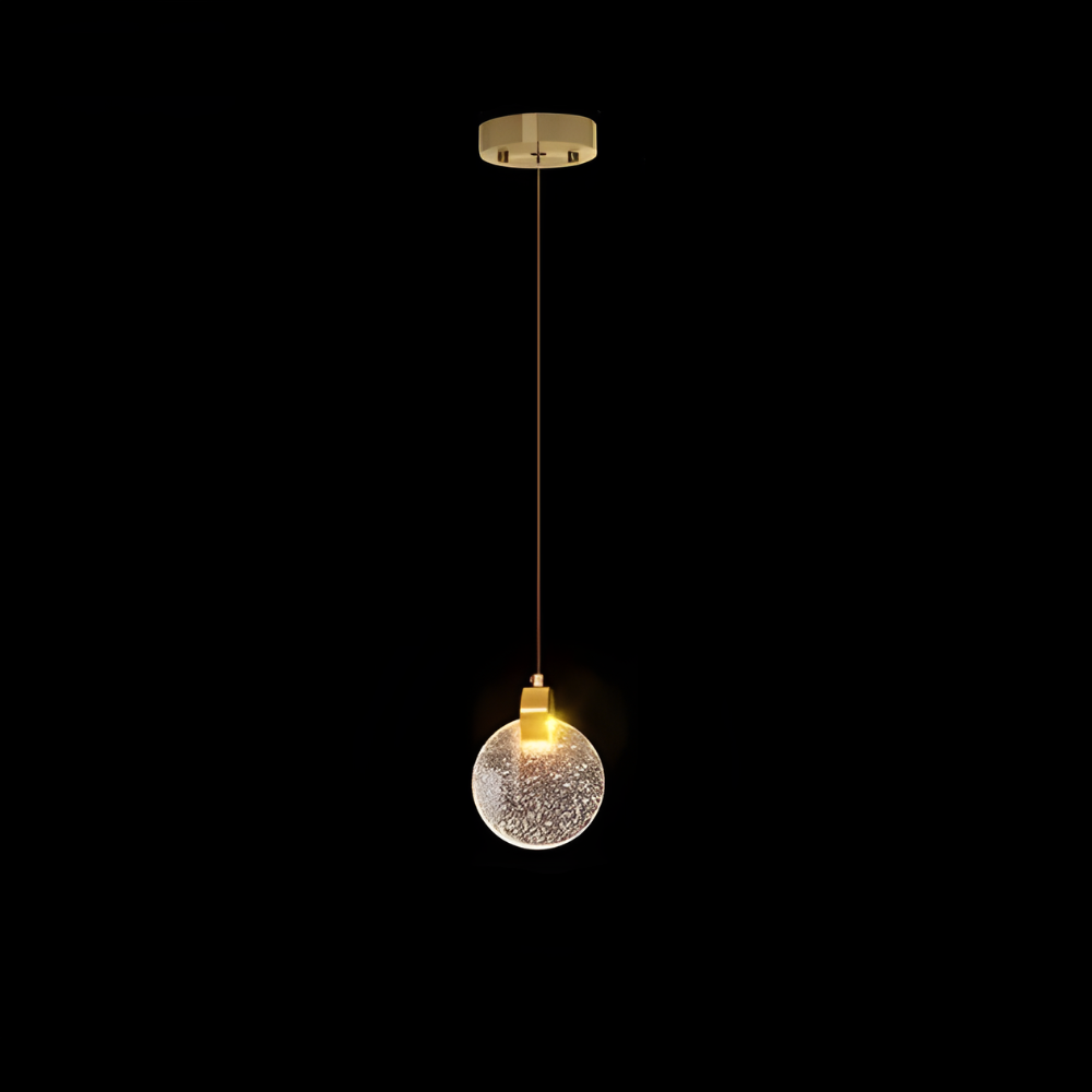 RayonsD’Or – Glass Ceiling Lamp for Elegant Atmosphere