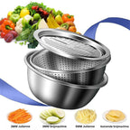 Master Chop - Stylish 3-in-1 Cutting Drawer made of stainless steel