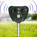 Repeller Solar Ultrasonic Bird Repeller Outdoor Waterproof Yard