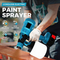 Cordless electric paint sprayer