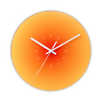 Decorative Glass Clock for Modern Interiors