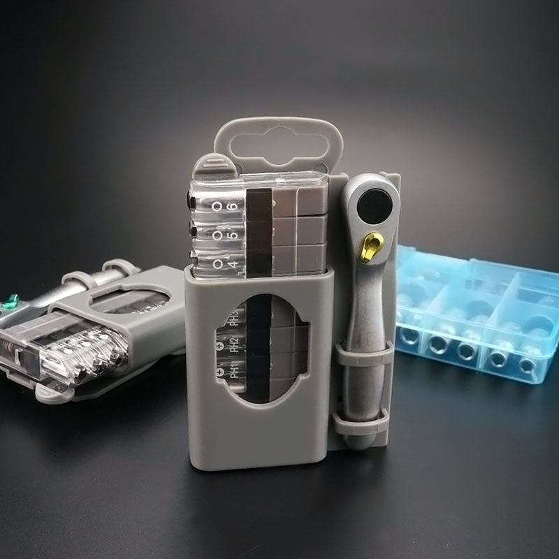 Mini screwdriver combination set positive and negative