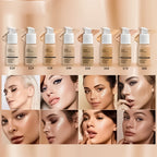 Soft matte liquid foundation