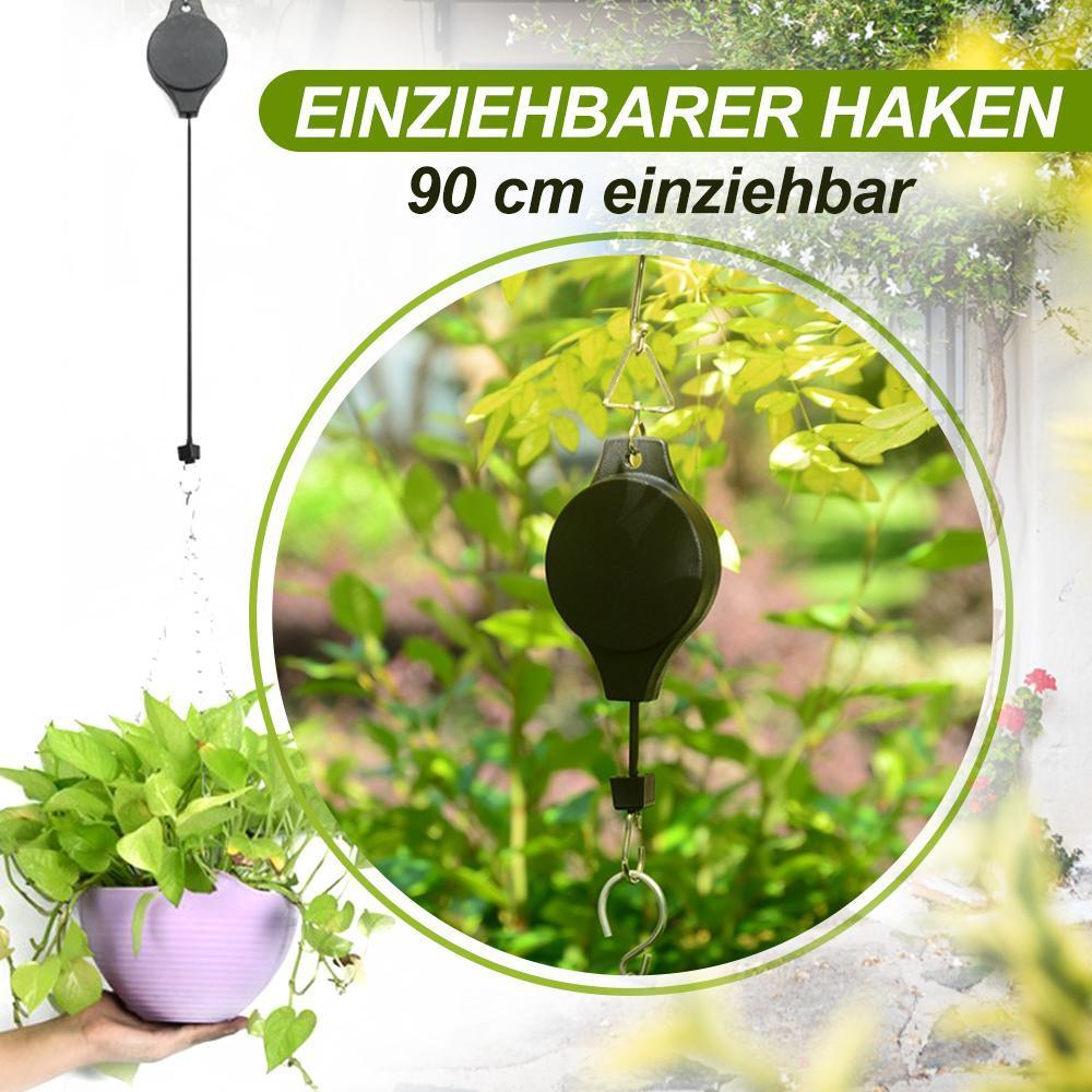 Retractable Hook, Plant Pulley for Garden Pots and Bird Feeders