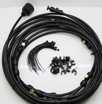 Irrigation system for the garden – Drip irrigation kit with adjustable spray head and accessories