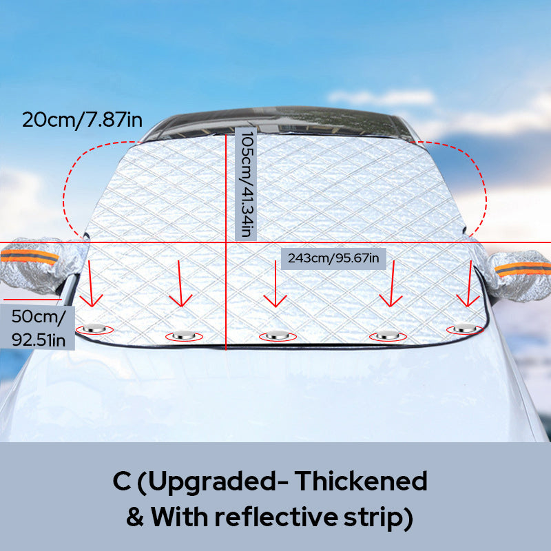 LuxGuard Windshield Protection | Keep your vehicle protected with a durable and weather-resistant cover for optimal safety and comfort.