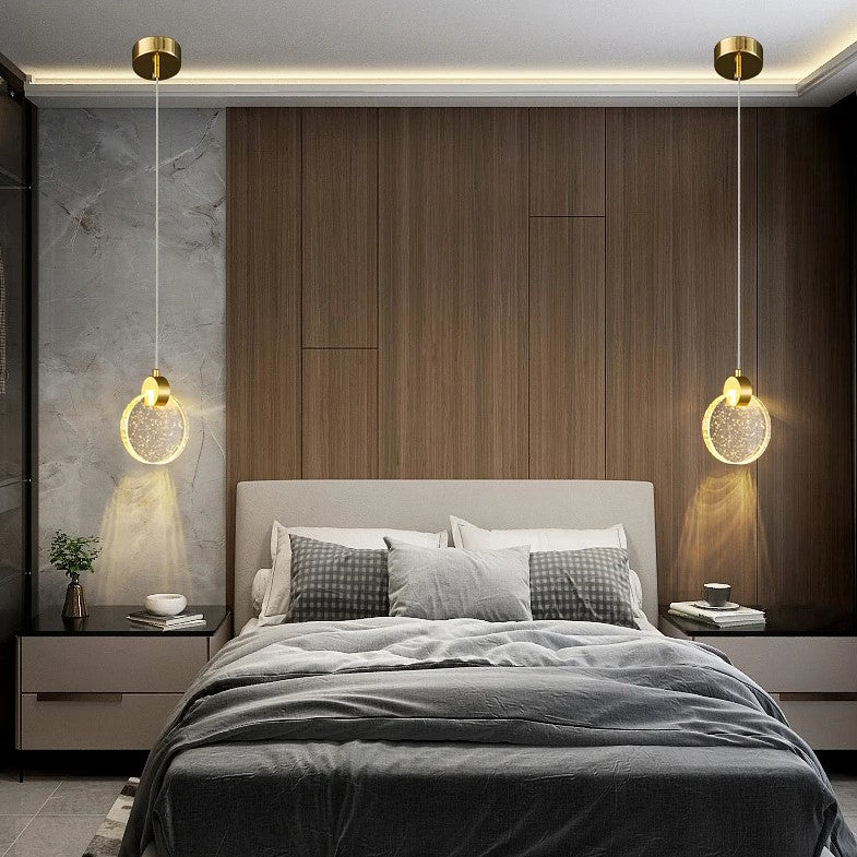 RayonsD’Or – Glass Ceiling Lamp for Elegant Atmosphere