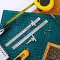 Stainless Steel Ruler with Removable Clip