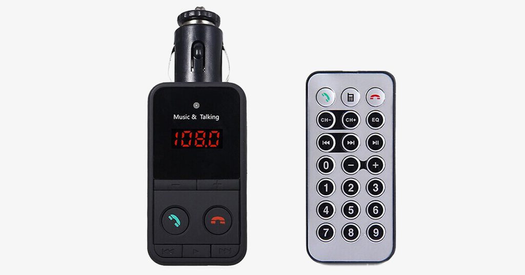Hands-free Car Kit FM Transmitter – Make music your driving companion!