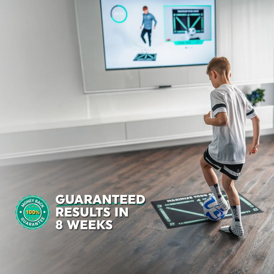 Football Pro Training Mat | Anti-Slip, 2x2m Size for Skill Enhancement and Home Training