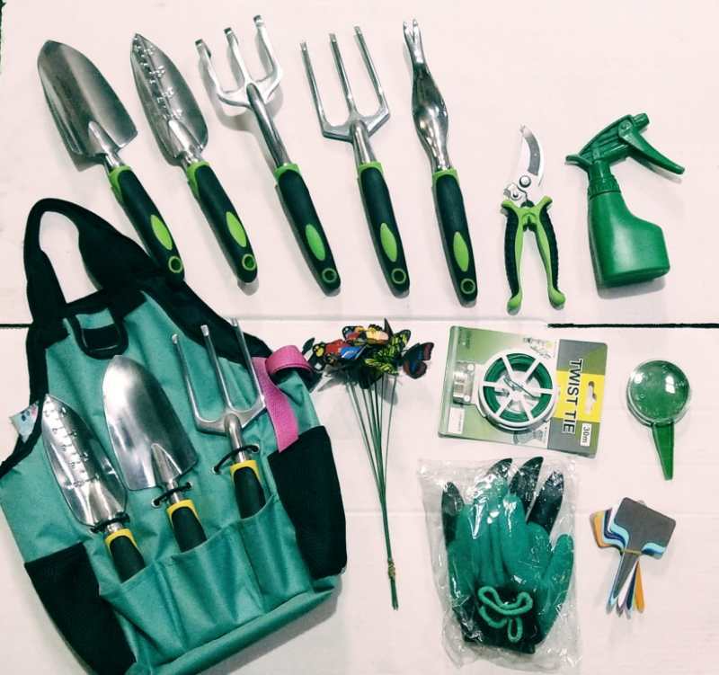 Garden Tool Set with Bag – Complete Set for Plant Care and Gardening