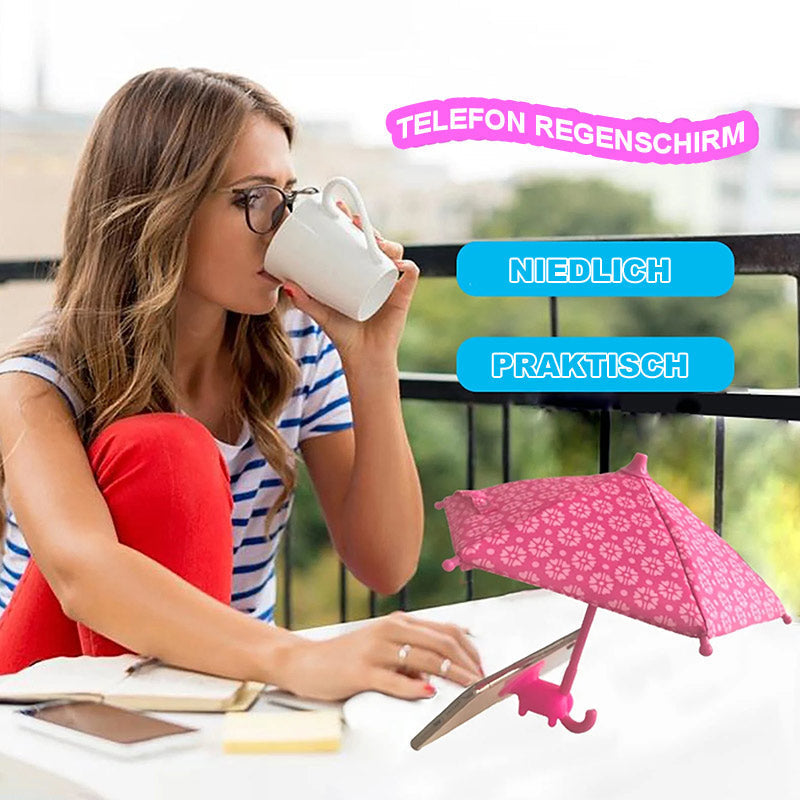 Cute phone holder with sunshade