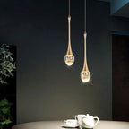 Glass Pendant Lamp with Warm Light Glow - Vetra