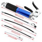 High-Pressure Grease Coupler - Heavy-Duty Fittings Adapter for Grease Guns, Fast Lock and Release Nozzles (Universal Fit)