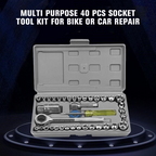 Socket tool set for bicycle or car repair