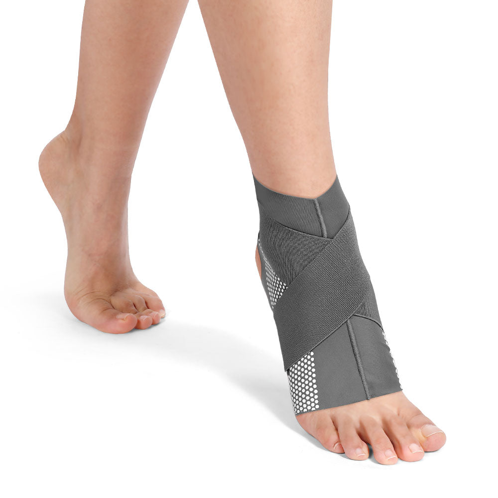 Adjustable Ankle Compression Sleeve Ankle Brace Care 2-Pack