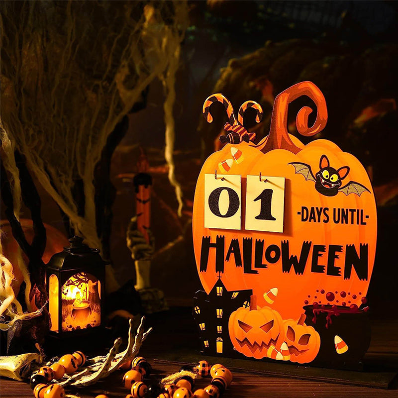 Wood Halloween Advent Calendar