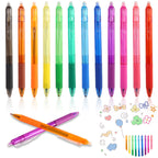 Multicolored erasable gel pens (12 pcs)