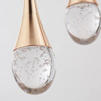 Glass Pendant Lamp with Warm Light Glow - Vetra