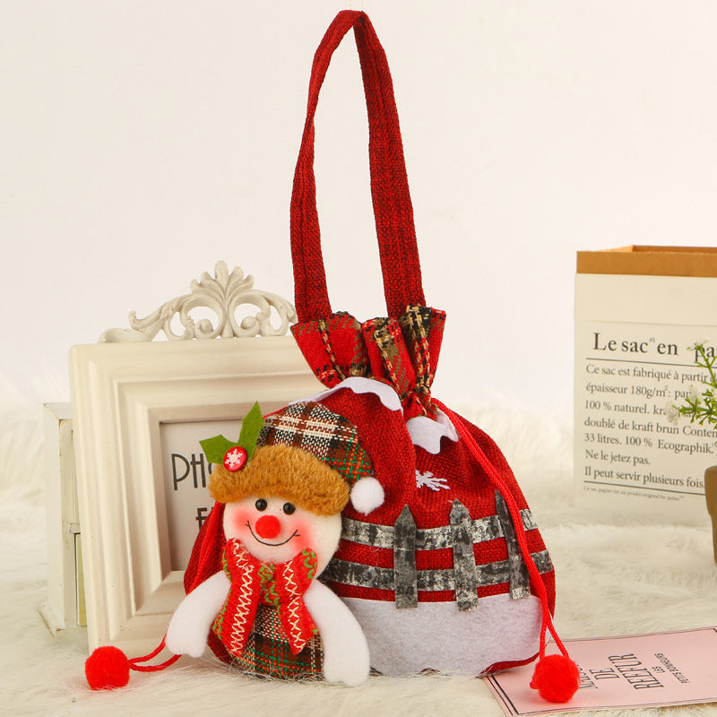 Christmas gift bag zipper design