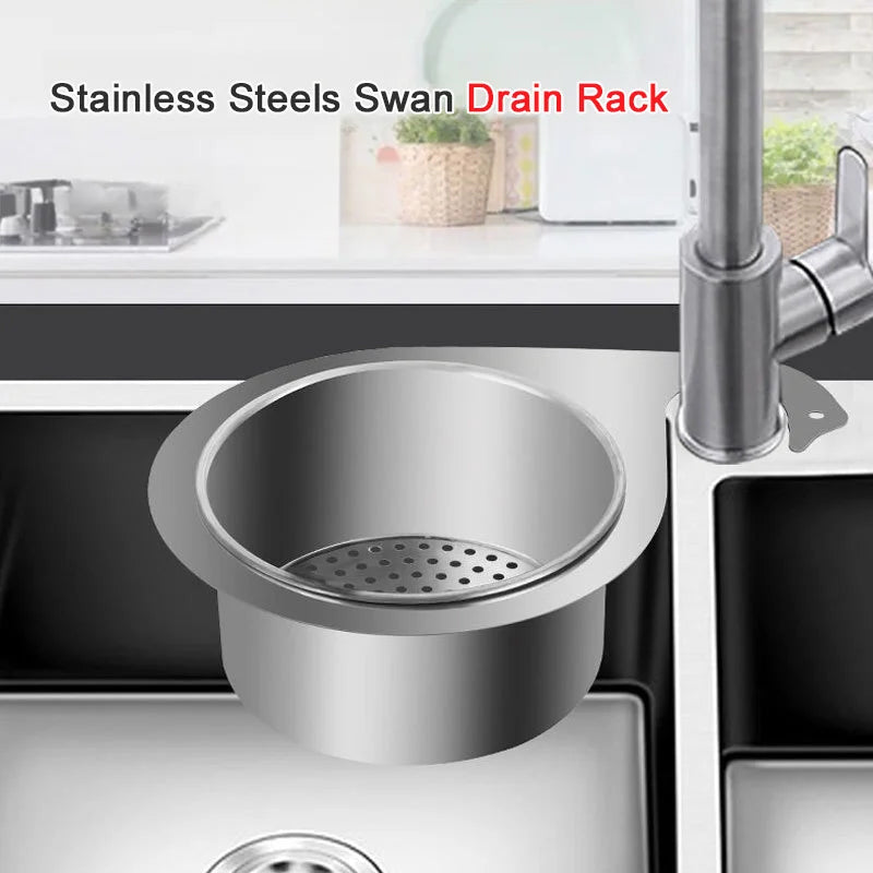 Stainless Steel Swan Sink Drain Basket