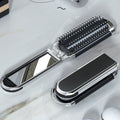 MirrorFlex Travel Mirror Hair Brush | Foldable & Compact | Practical Styling on the Go