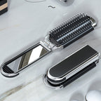 MirrorFlex Travel Mirror Hair Brush | Foldable & Compact | Practical Styling on the Go