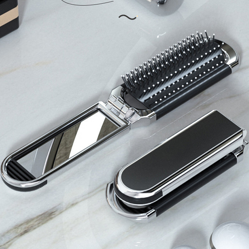MirrorFlex Travel Mirror Hair Brush | Foldable & Compact | Practical Styling on the Go