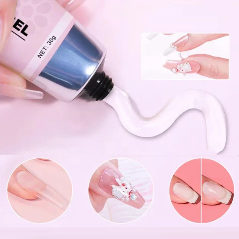 Magic Solid Nail Glue Set 3-in-1 Nail Art Sets