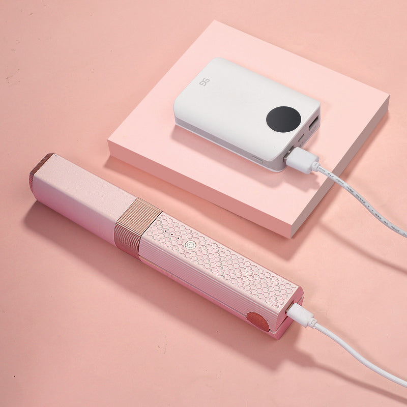 Portable cordless straightener with USB charging