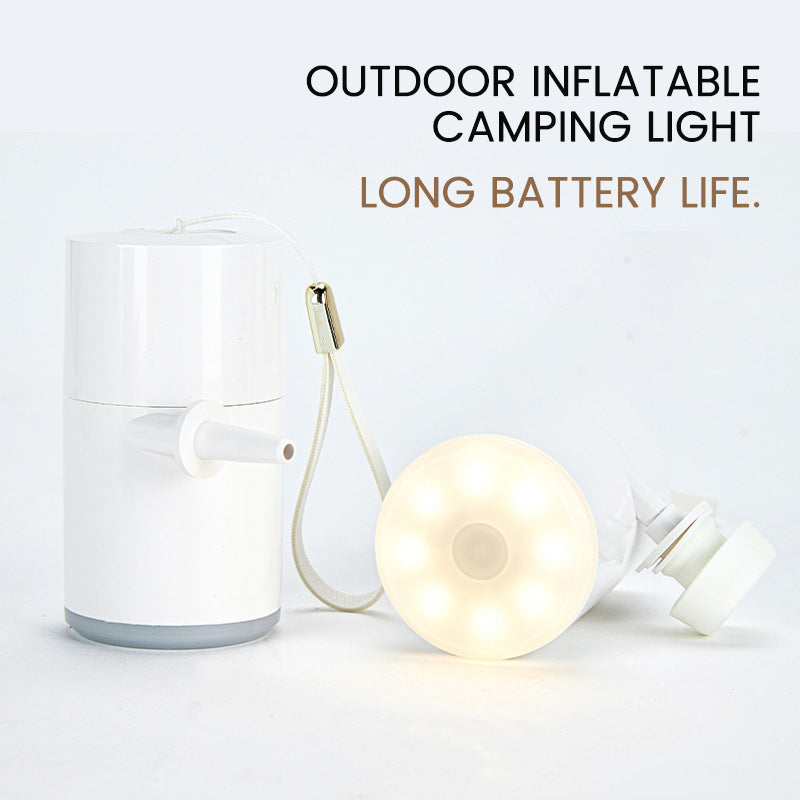 Portable Air Pump + Camping Light