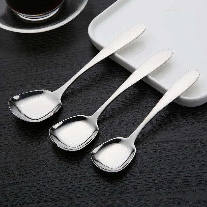 Square Head Stainless Steel Spoon