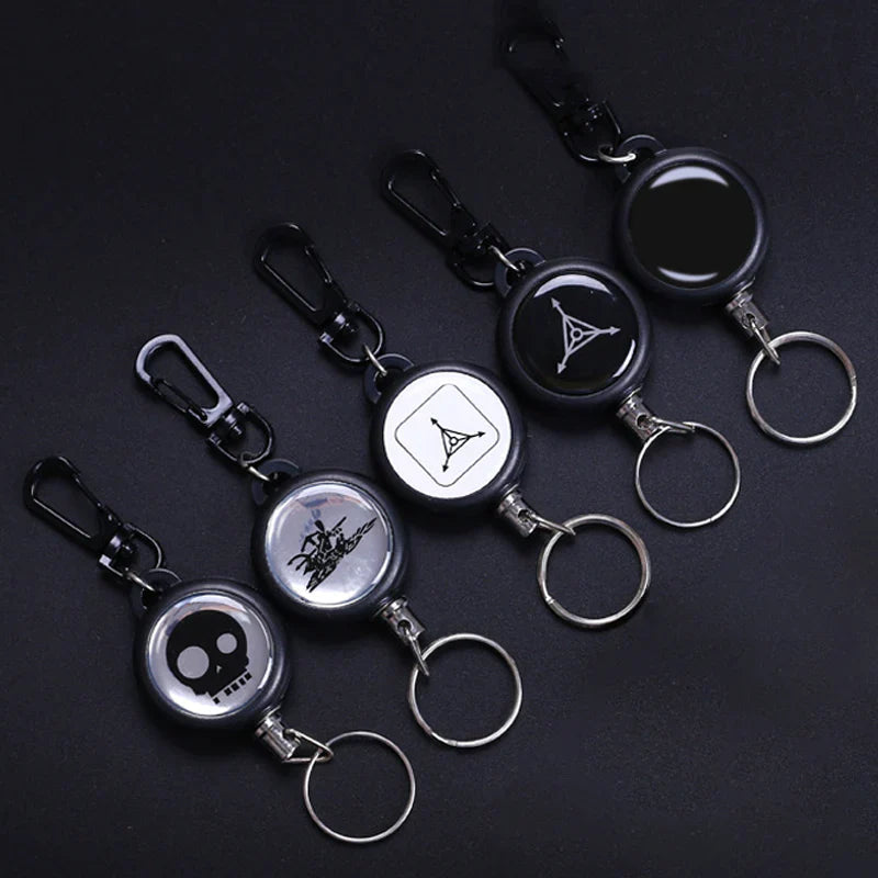 Retractable keychain with high load capacity