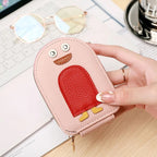 Cute Penguins PU Credit Card Coin Purse
