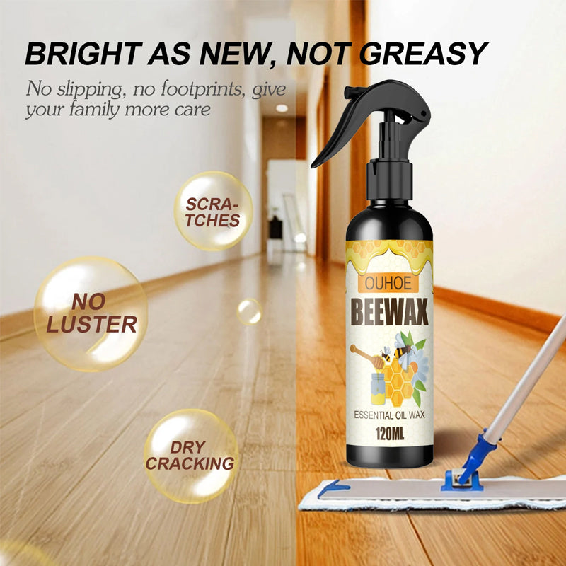 Natural micro-molecular bee wax spray