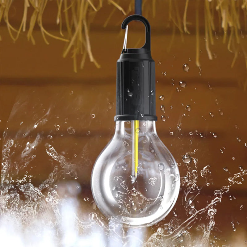New Outdoor Camping Hanging Type-C Charging Retro Light Bulb