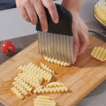 Stainless Steel Potato Wavy Cutter Knife
