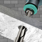 High hardness slate head eccentric drill
