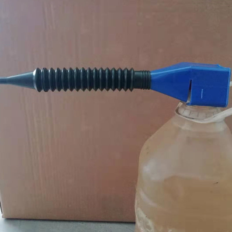 Flexible Funnel for the Draining Tool