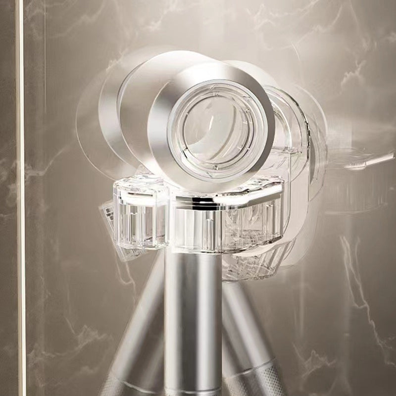 Rotating Hair Dryer Holder Without Drilling