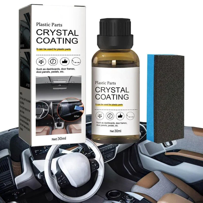 Plastic parts crystal coating