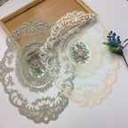 Handmade Crochet Lace Tablecloth Doilies
